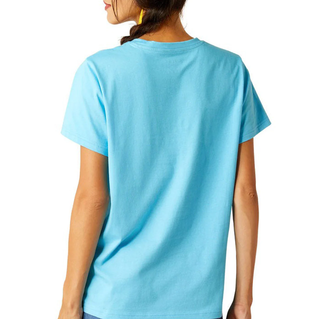 Ariat Women's Logo T-Shirt In Turquoise