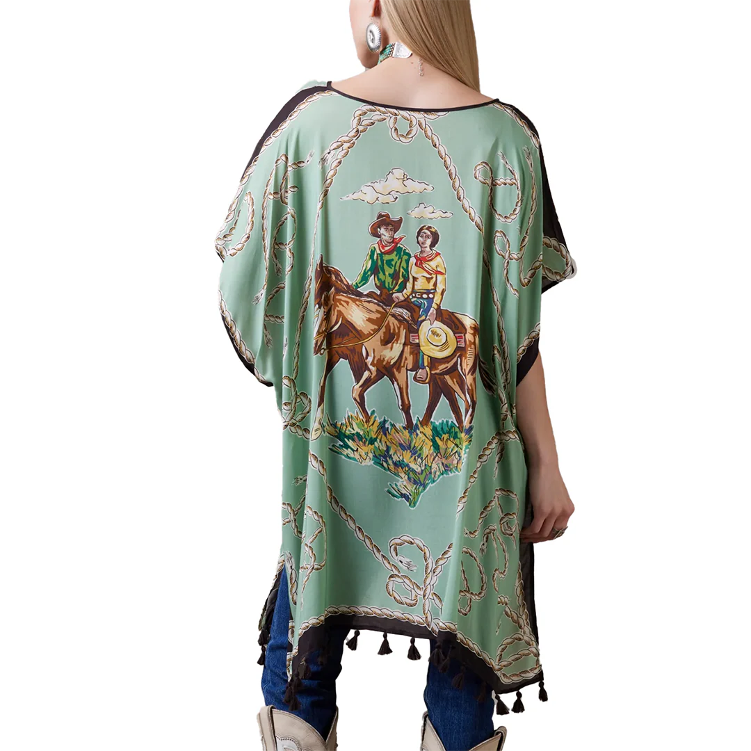 Double D Ranch Women's Romance & Rustlers Poncho