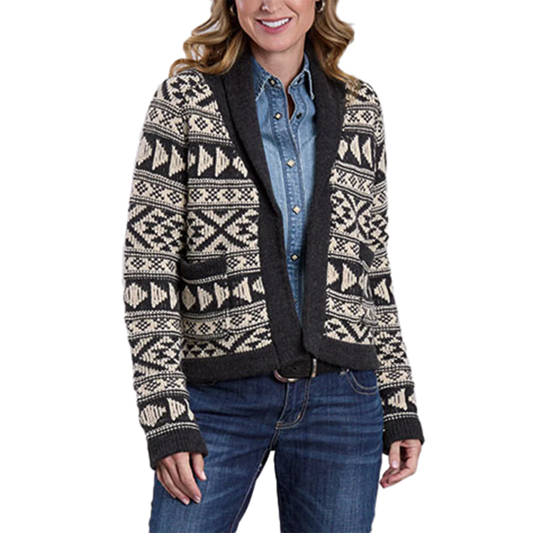 Stetson Women's Aztec Cardigan Sweater