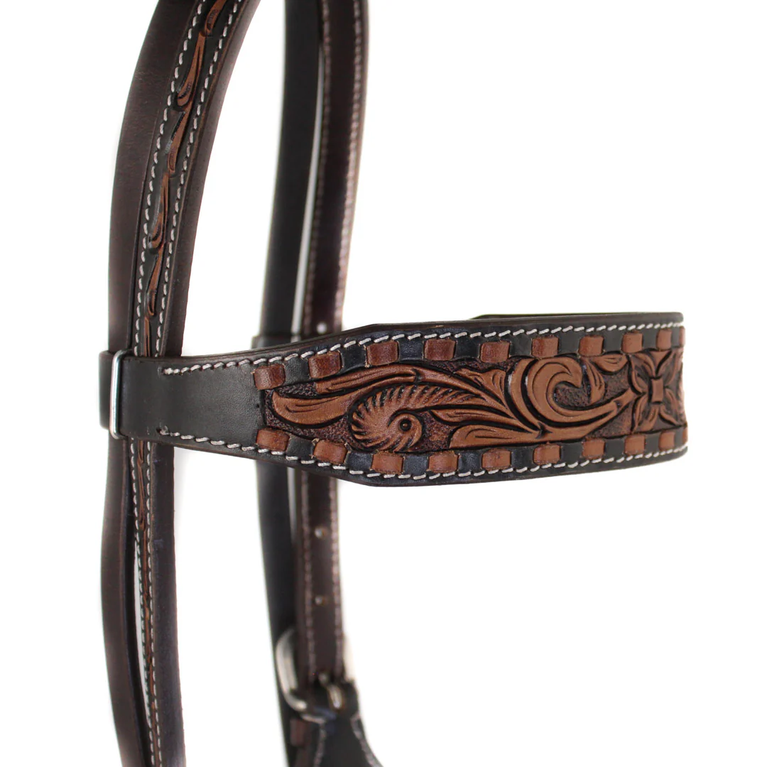 True North Trading Flower Browband Headstall