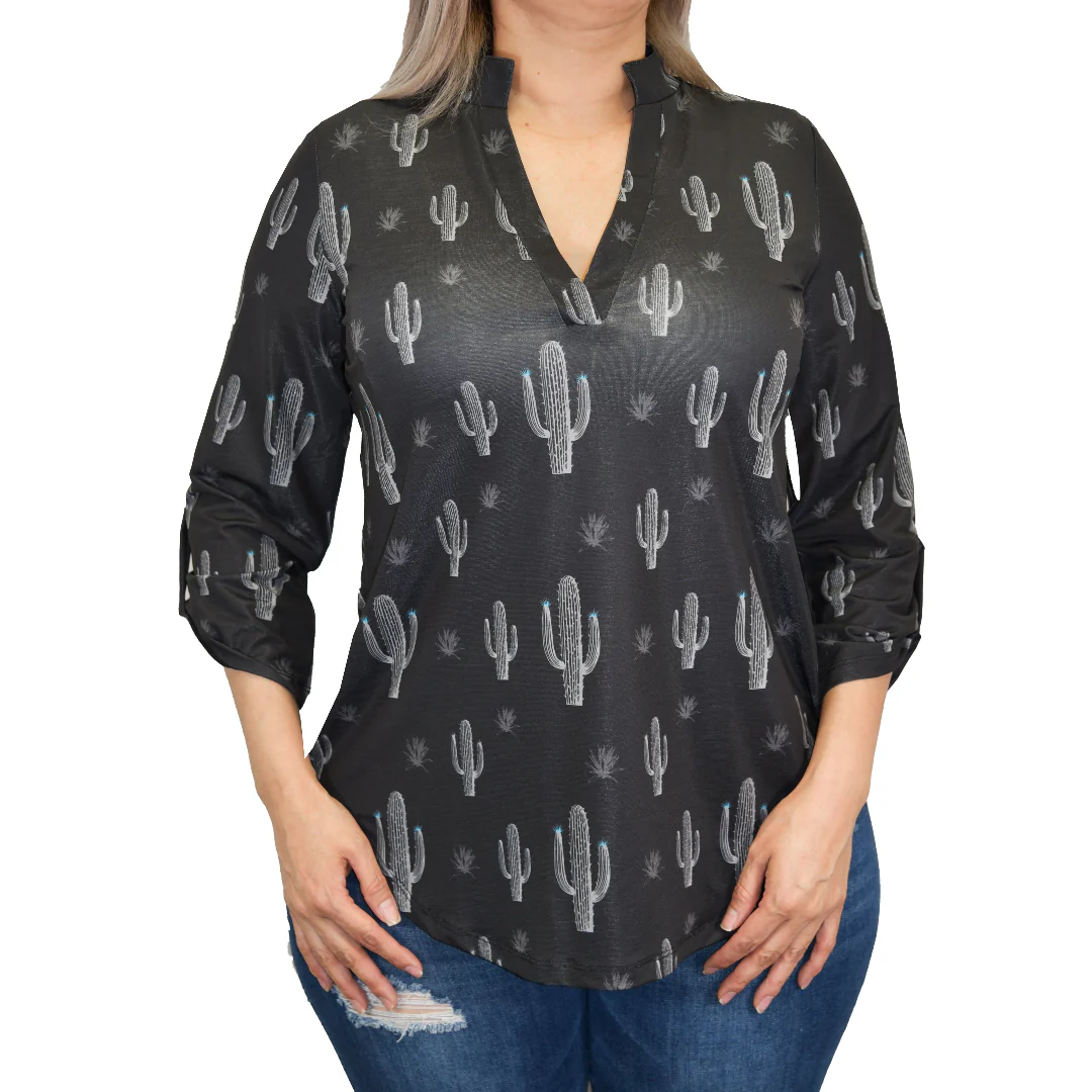Cowgirl Hardware Women's Cactus Blouse