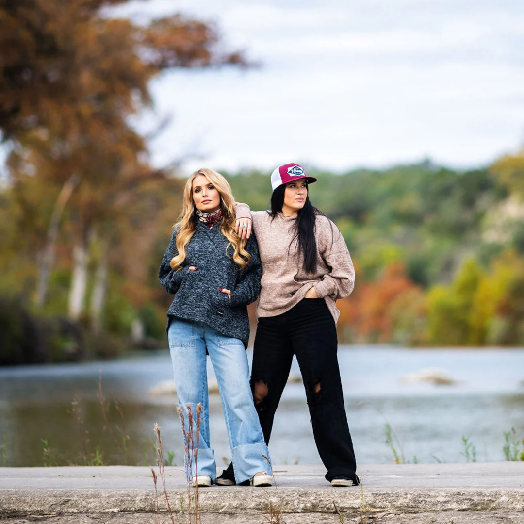 Hooey Brands Women's Roomy Tan Hoodie