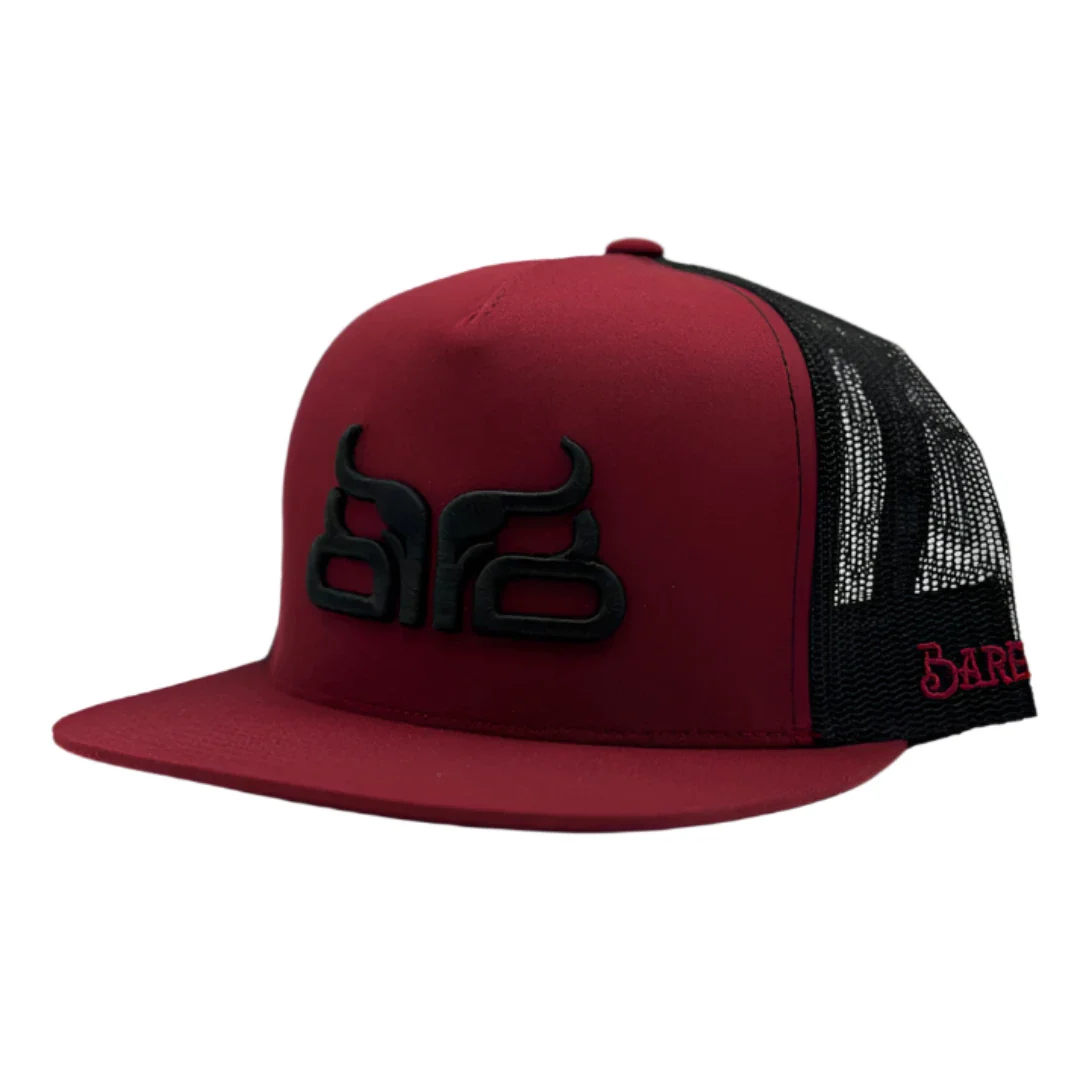 Baredown Brand Unisex Black Logo Cap