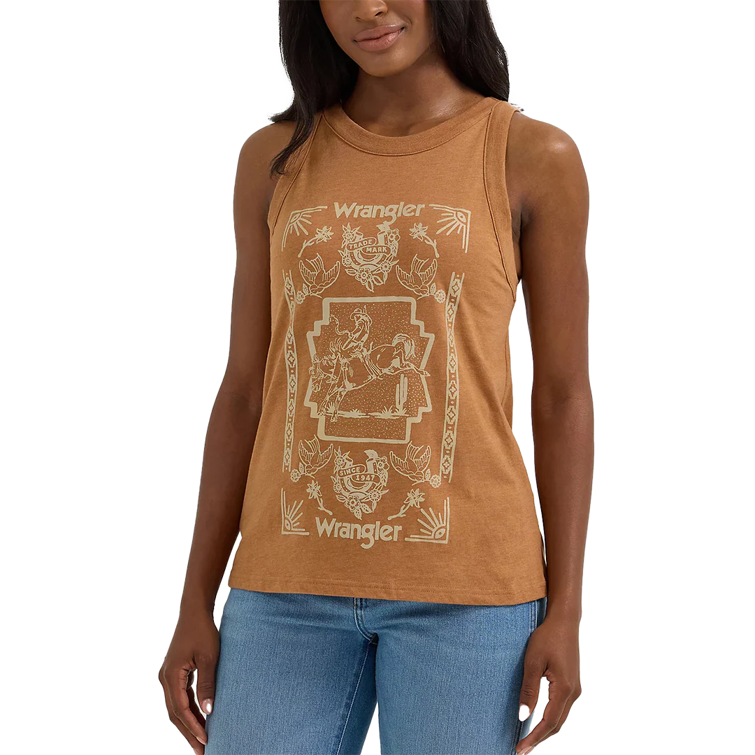 Wrangler Women's Western Graphic Goddess Tank
