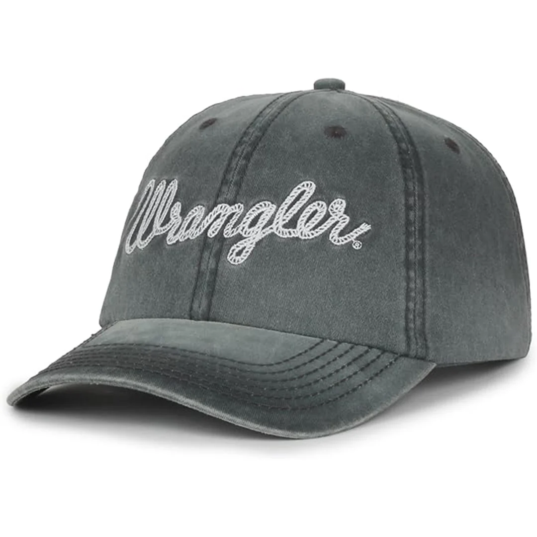 Wrangler Unisex Pig-Dye Logo Cap