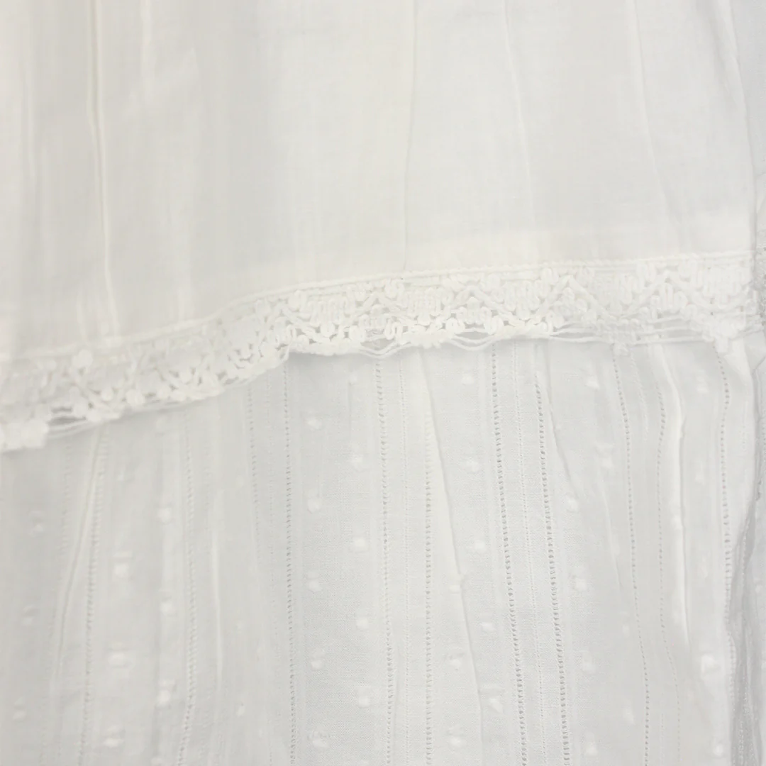 En/Kay Women's White Straps Dress