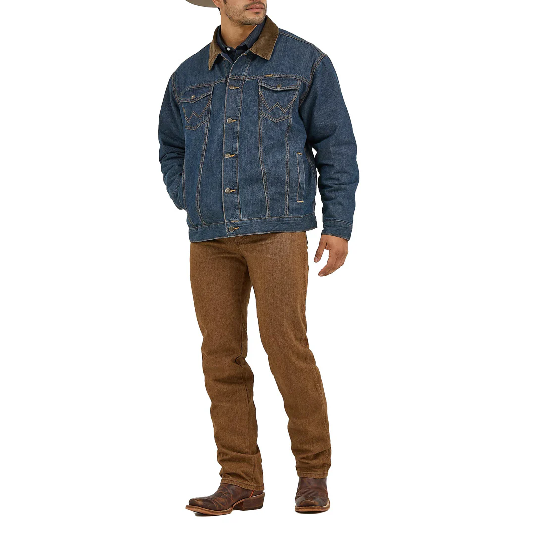 Wrangler Men's Blanket Lined Denim Jacket
