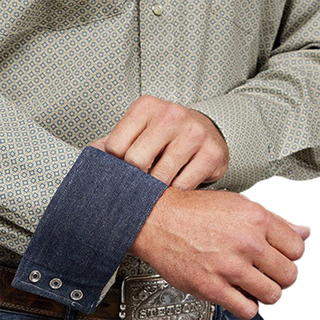 Stetson Men's Squared Off Neat Snap Shirt