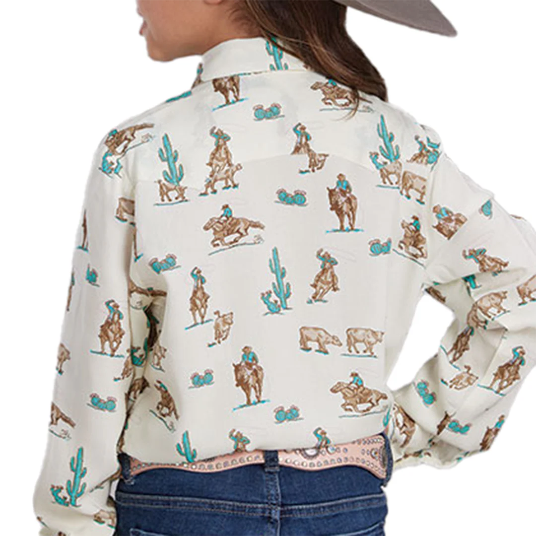 Roper Girls' Western Blouse