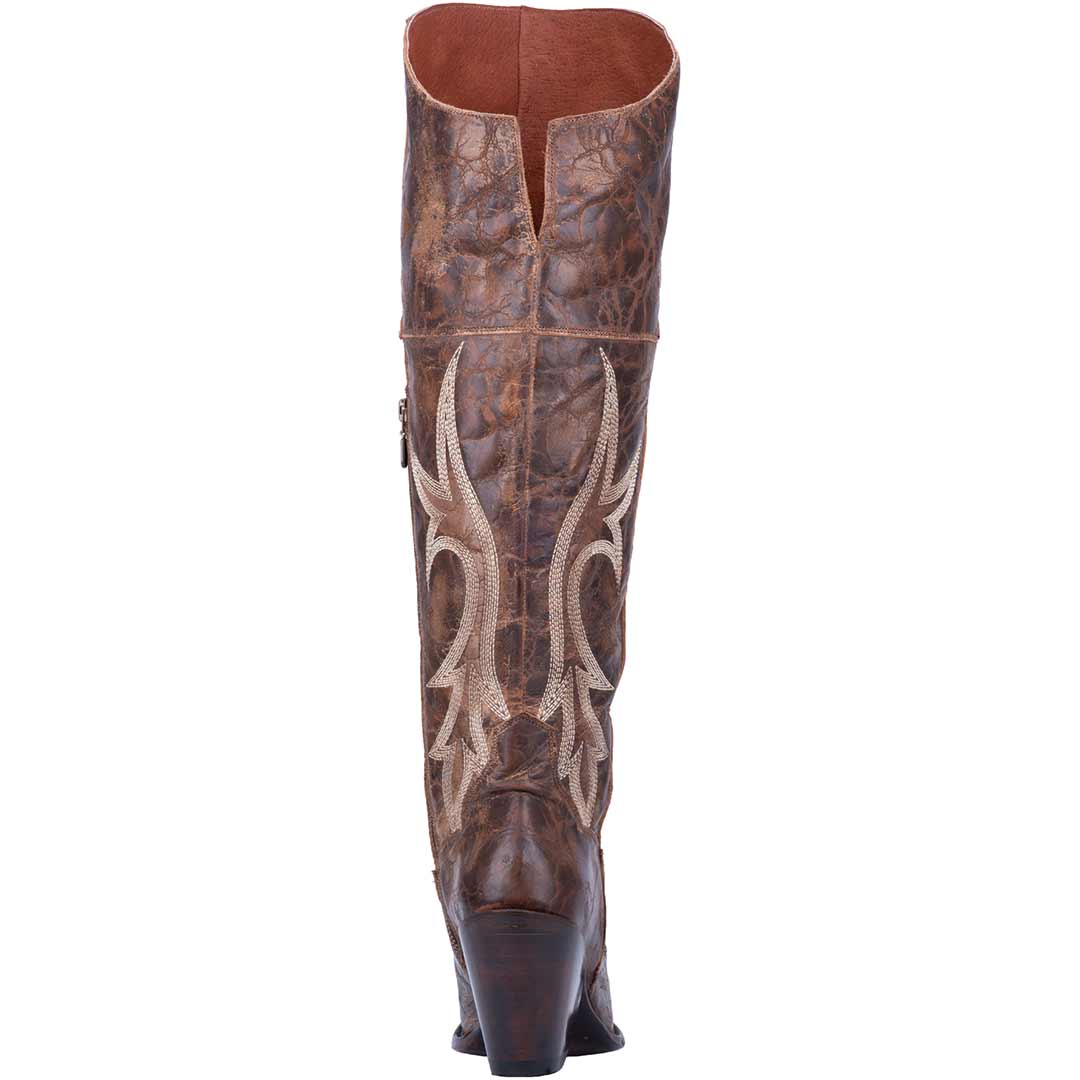 Dan Post Women's Jilted Leather Over the Knee Cowgirl Boots