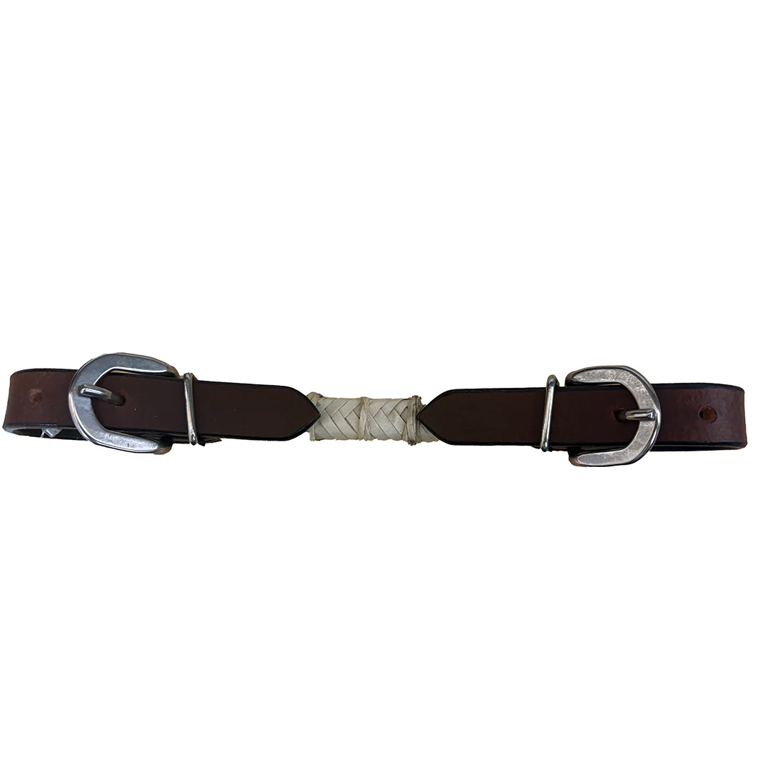 Cowboy Collection Leather Curb Strap