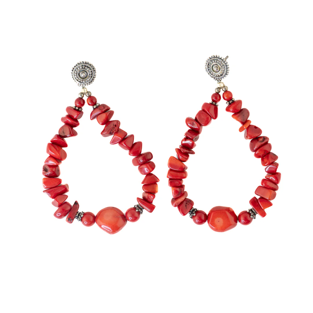 Paige Wallace Round Dangle Earring