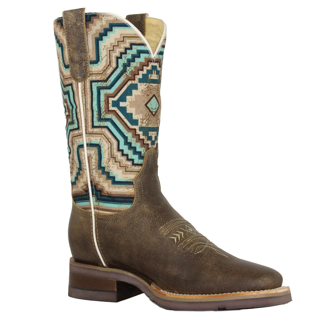 Roper Women's Aztek Print Cowgirl Boots
