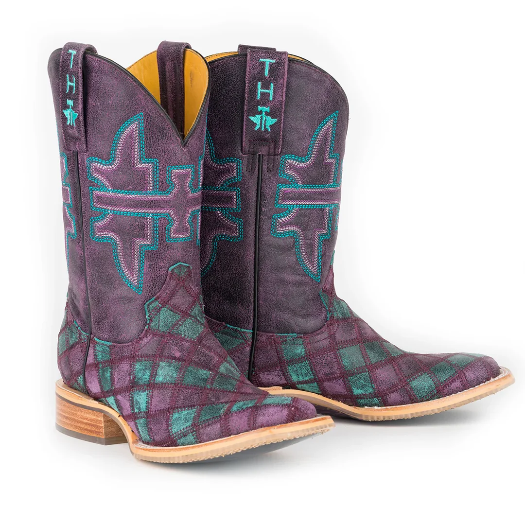 Tin Haul Women's Chevron With Eagle Sole Cowgirl Boots