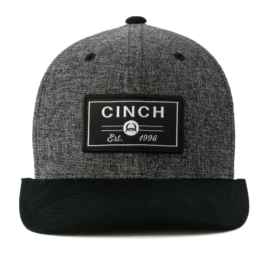 Cinch Men's Logo FlexFit Cap In Grey