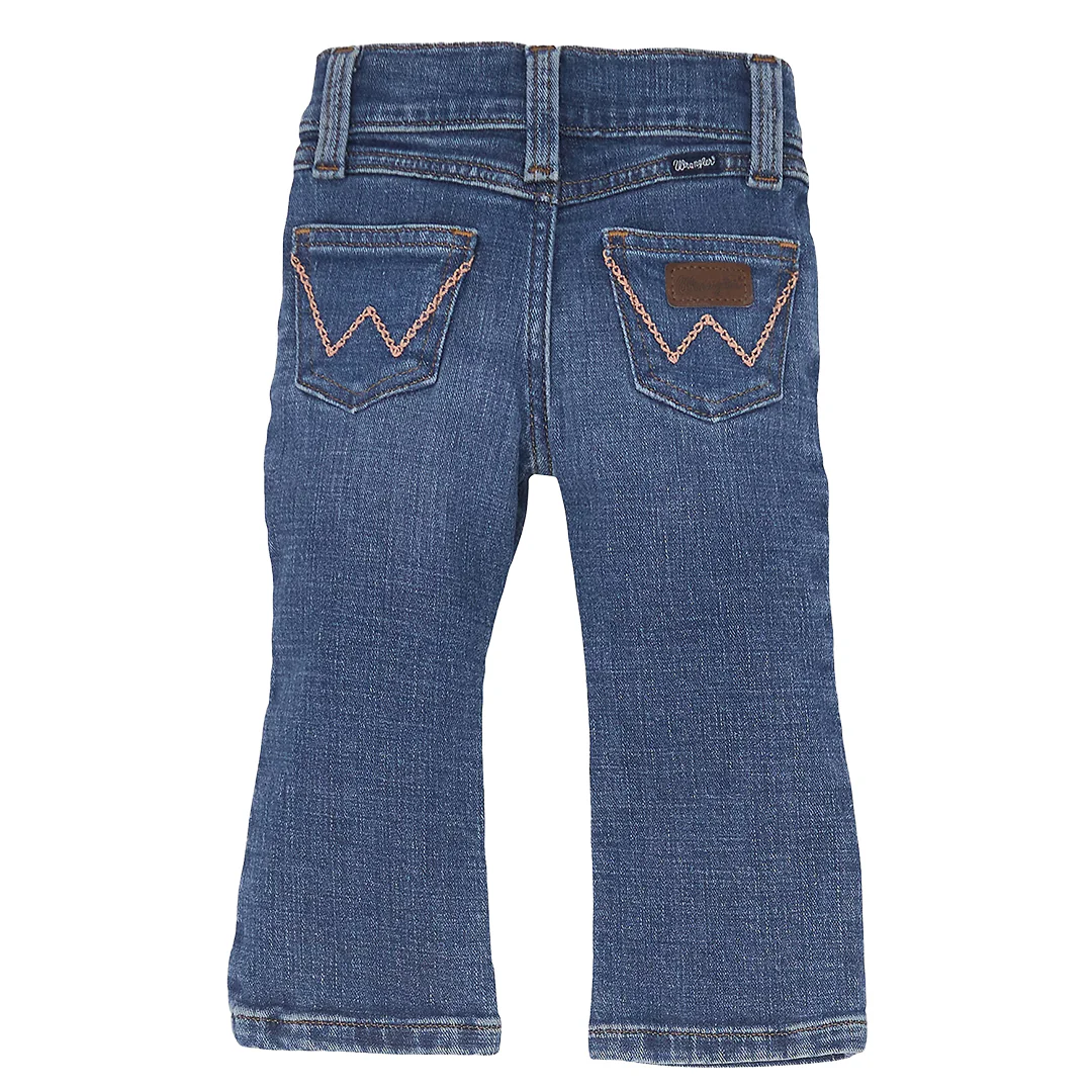 Wrangler Girls' Stitched Bootcut Jeans