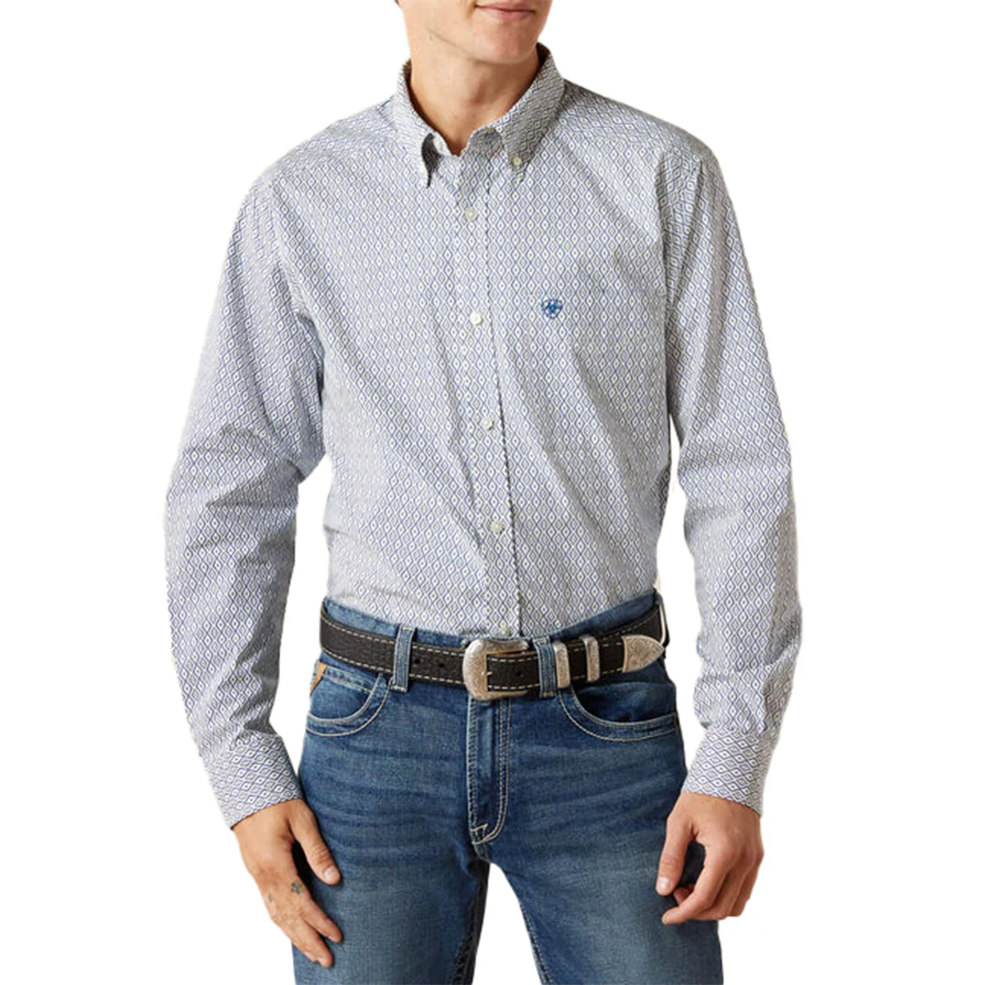 Ariat Men's Santos Fitted Long Sleeve Button Shirt