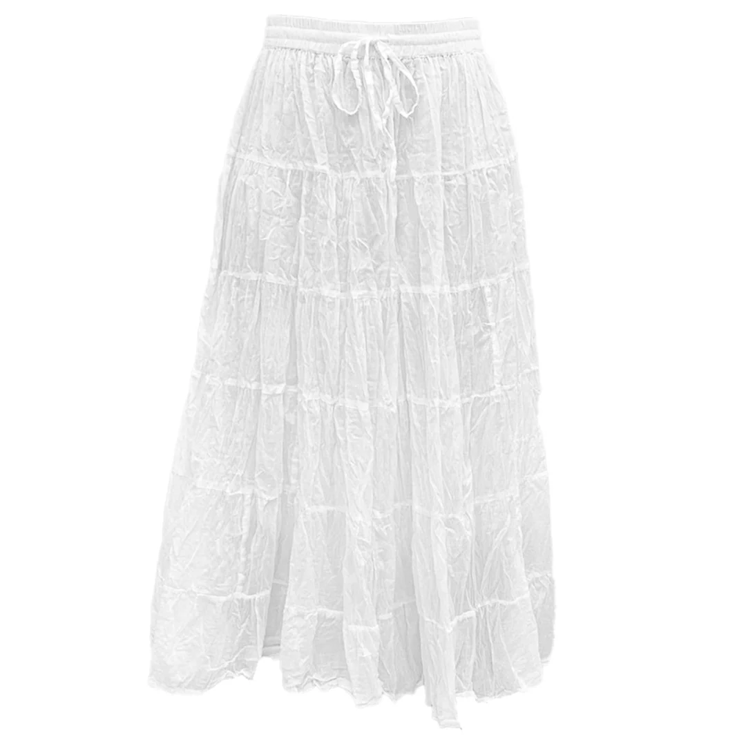 Wondrous Art Wear Women's White Skirt