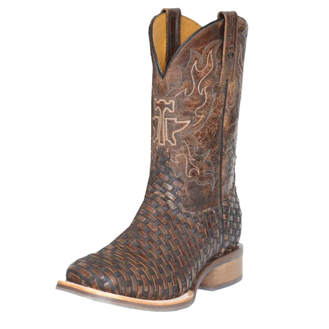Tin Haul Men's Lacer With X-Ray Sole Cowboy Boots