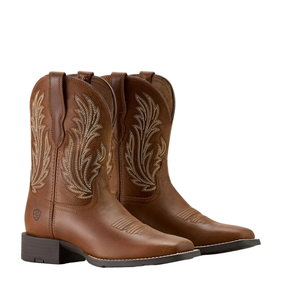 Ariat Women's Round Up Filly Wide Square Toe Western Boots