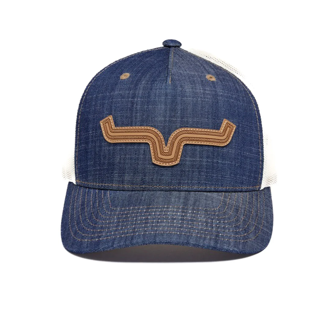 Kimes Ranch Unisex Denim Roped LP Trucker Snap Back Cap