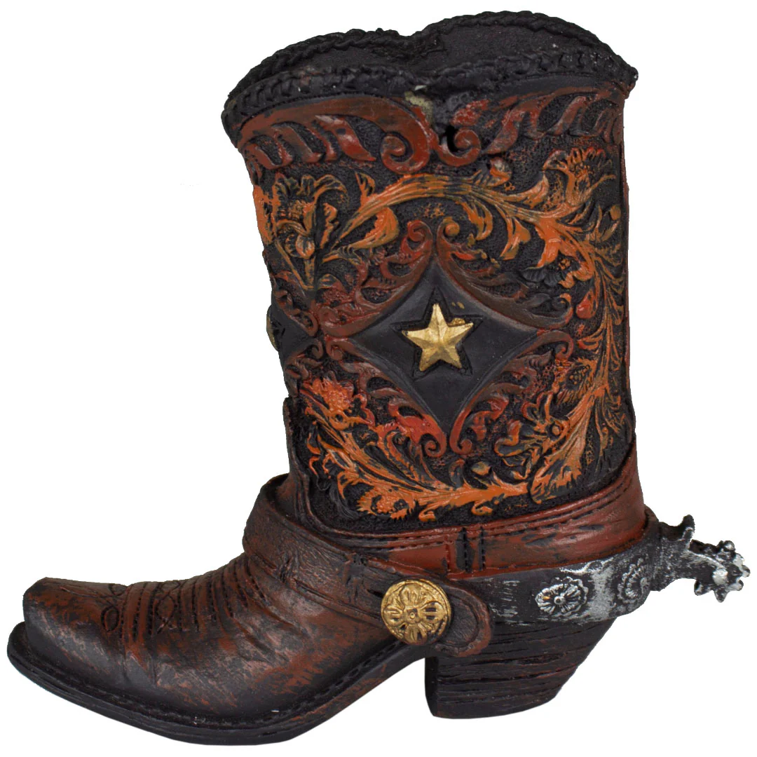 Austin Accent Cowboy Boot Pencil Holder