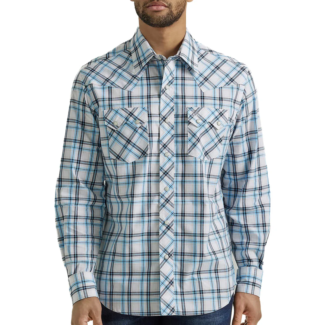 Wrangler Men's Retro Sawtooth Snap Shirt