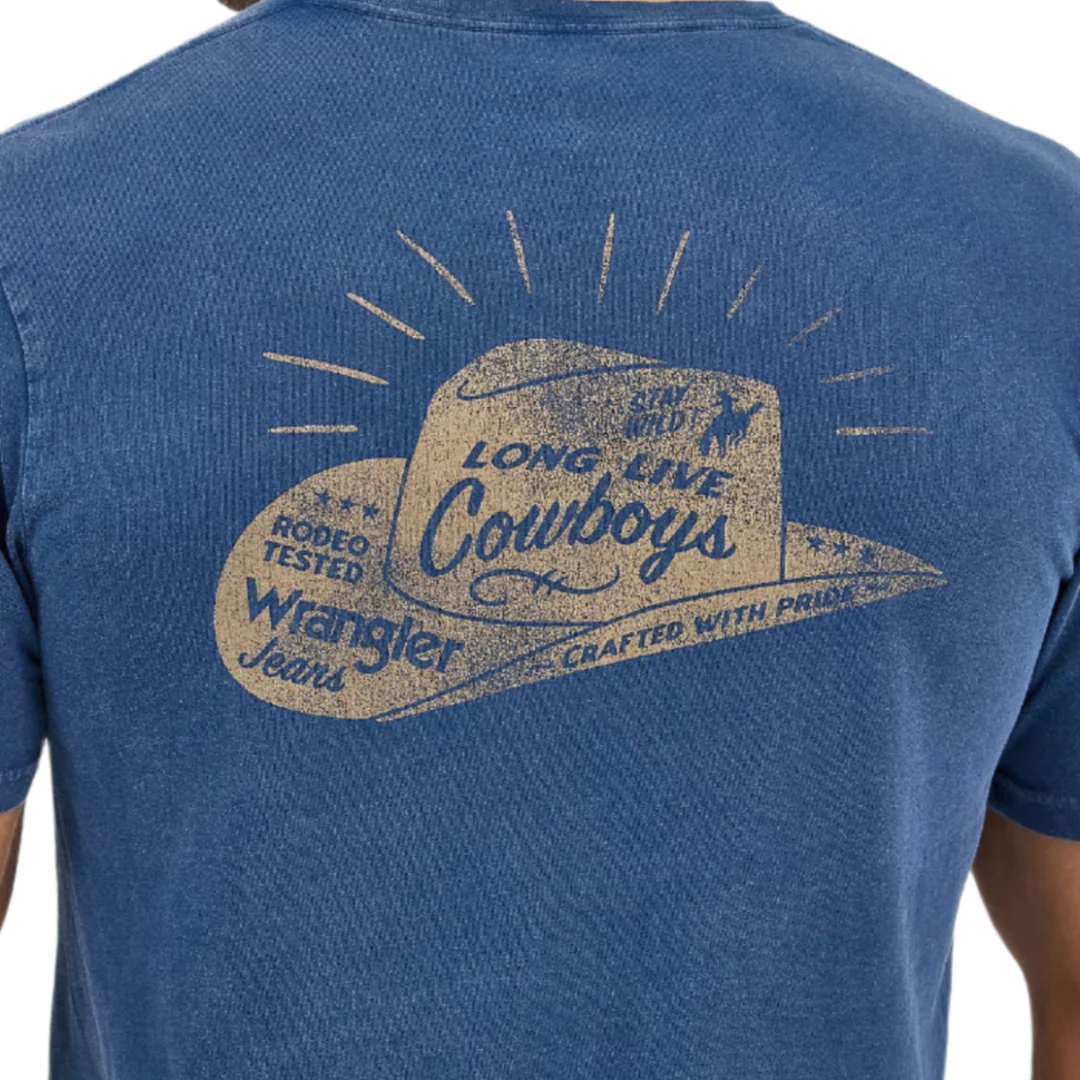 Wrangler Men's Back Graphic Pocket T-Shirt