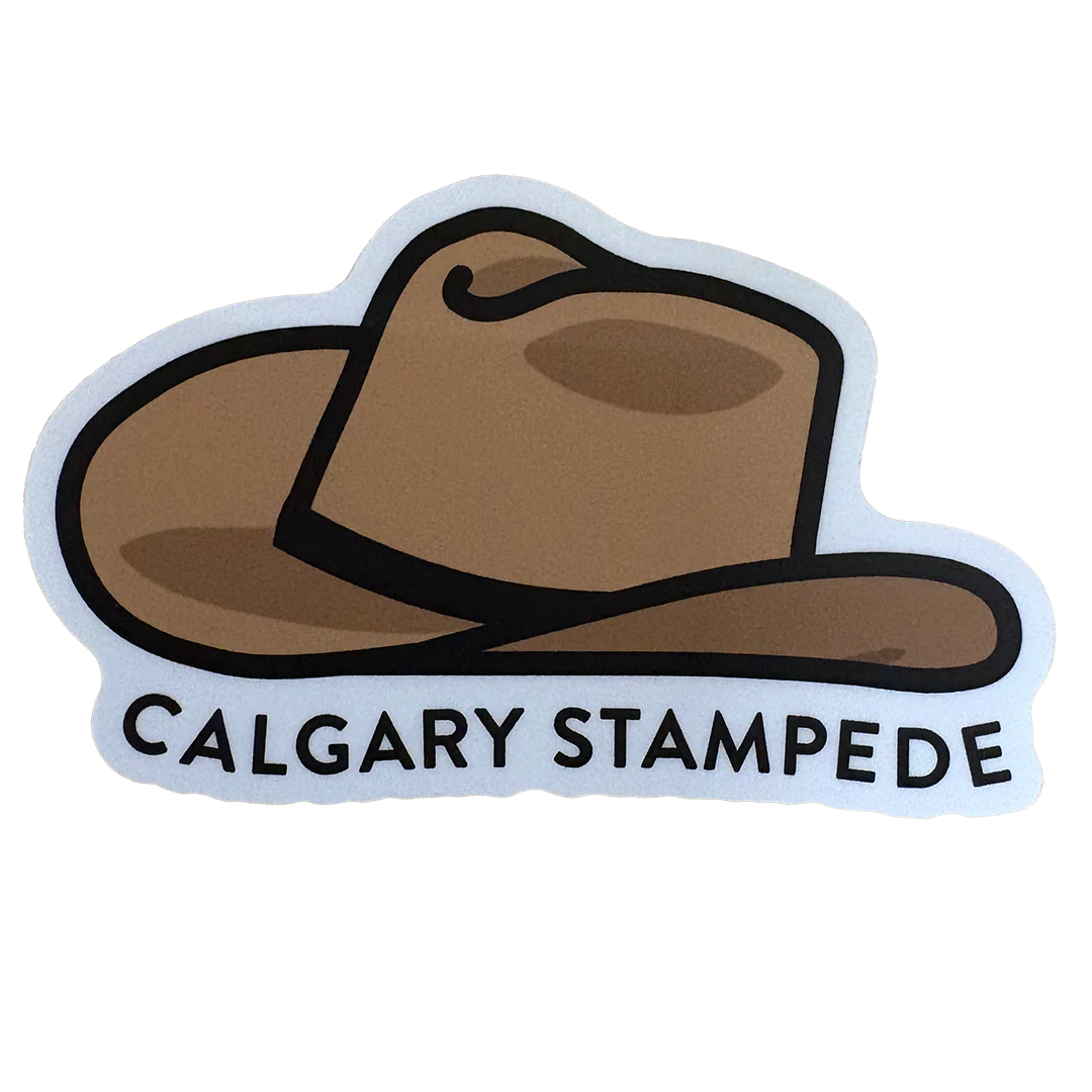 Calgary Stampede Cowboy Hat Sticker
