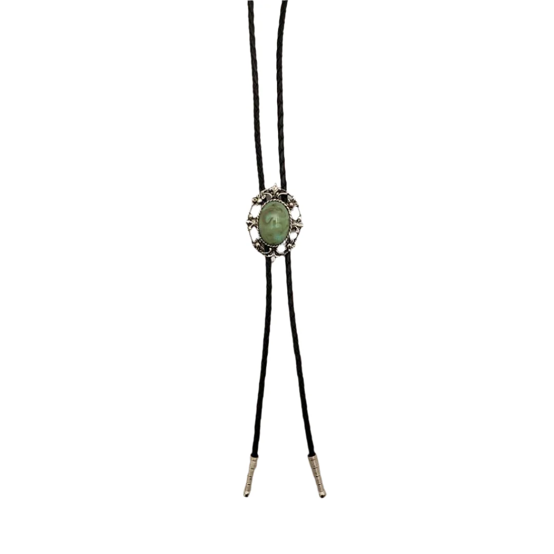 Austin Accent Men's Jade Stone Bolo Tie