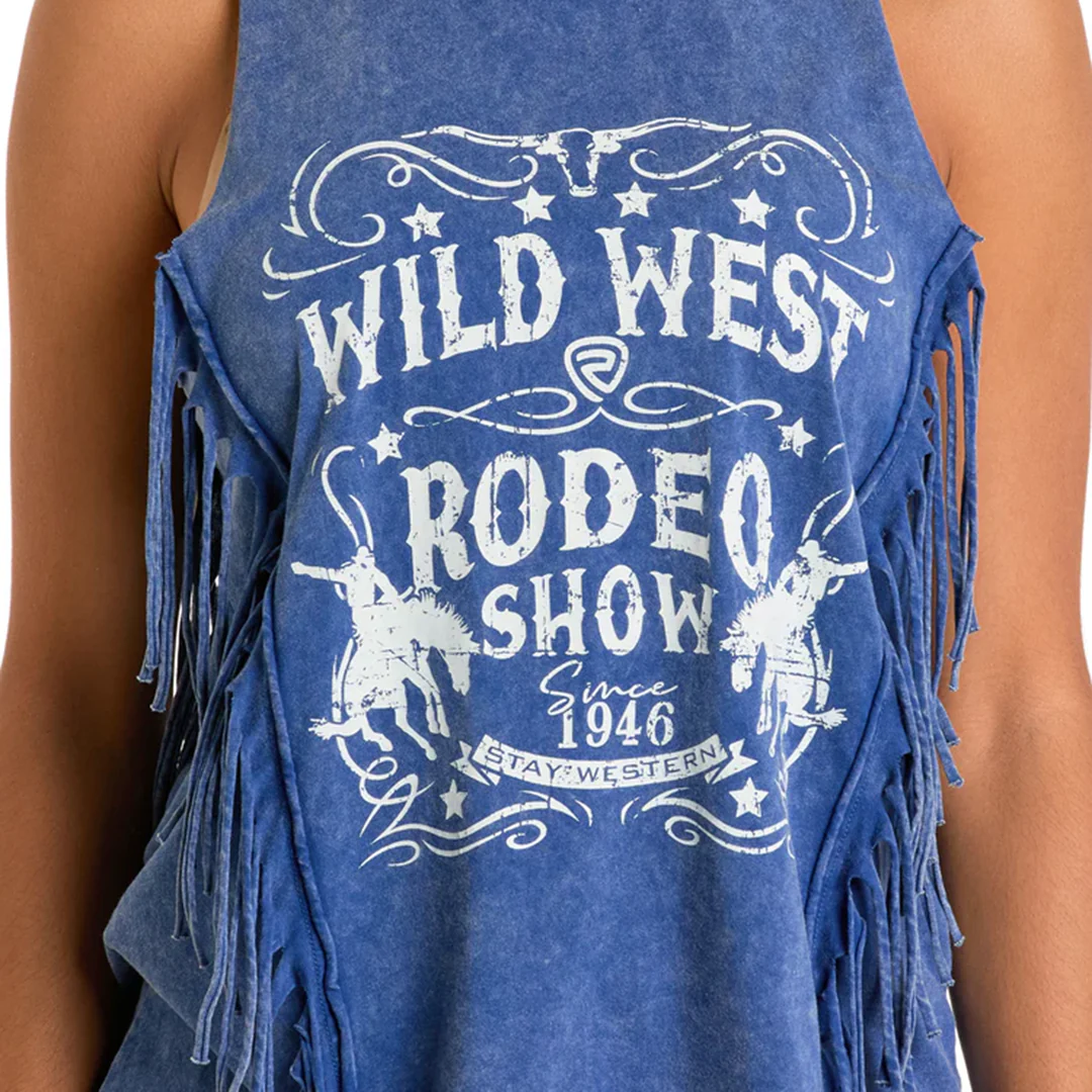 Rock & Roll Cowgirl Women's Wild West Fringe Tank Top
