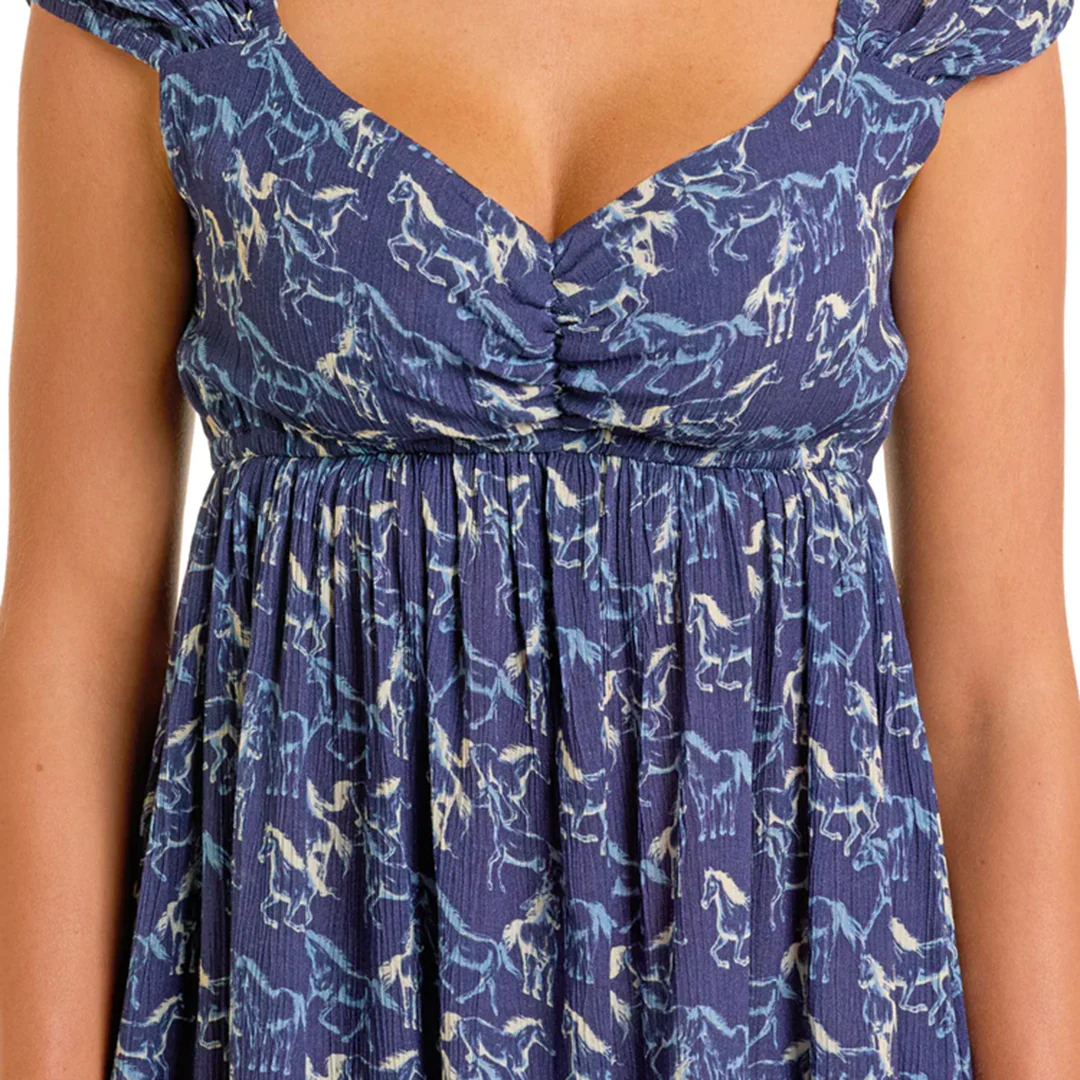 Rock & Roll Denim Women's Horse Mini Dress