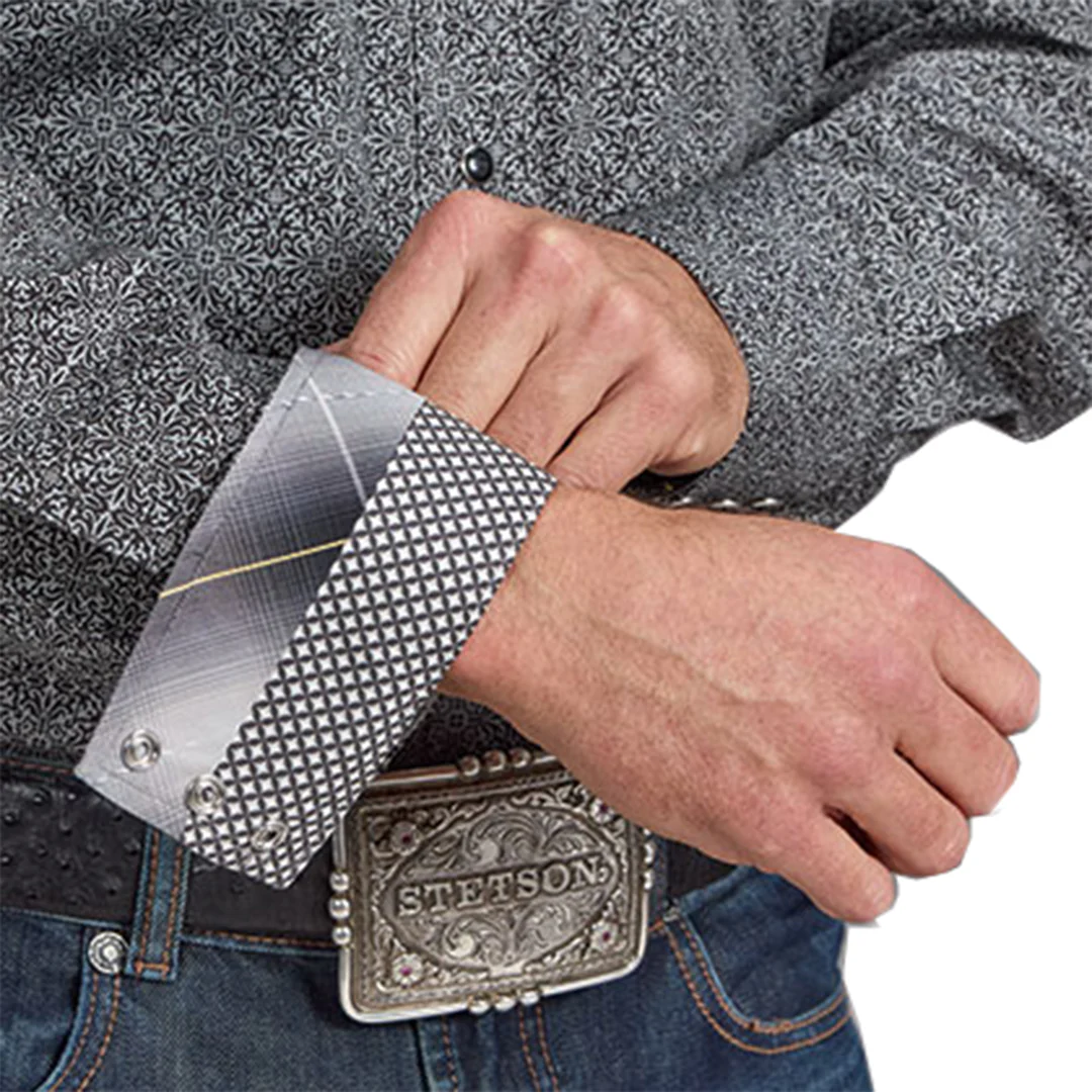 Stetson Men's Iron Filigree Long Sleeve Snap Shirt