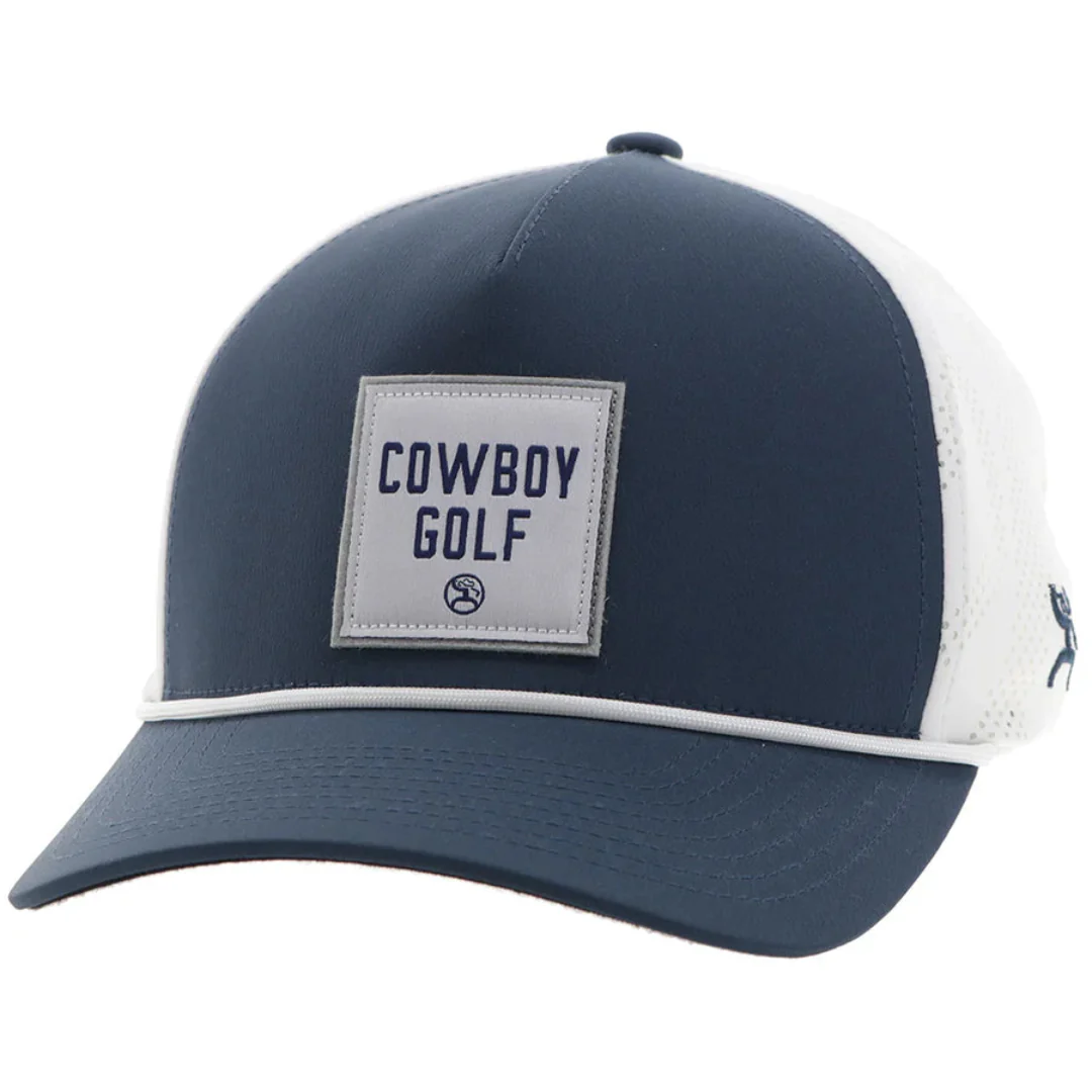 Hooey Brands Men's Square Patch Cowboy Golf Cap