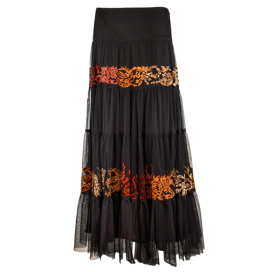 Vintage Collection Women's Waterfall Maxi Skirt