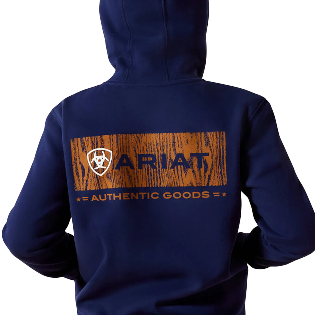 Ariat Boys' Woodshop Stack Hoodie