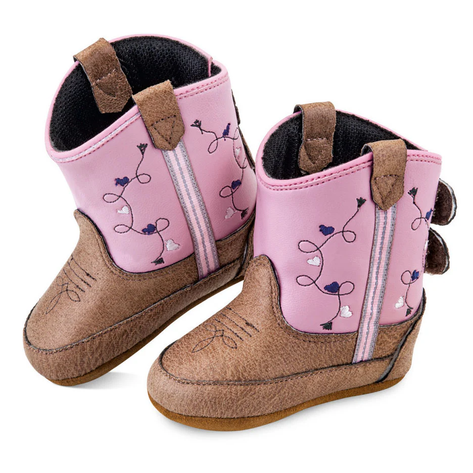 Old West Baby Girls' Poppets Cowgirl Boots