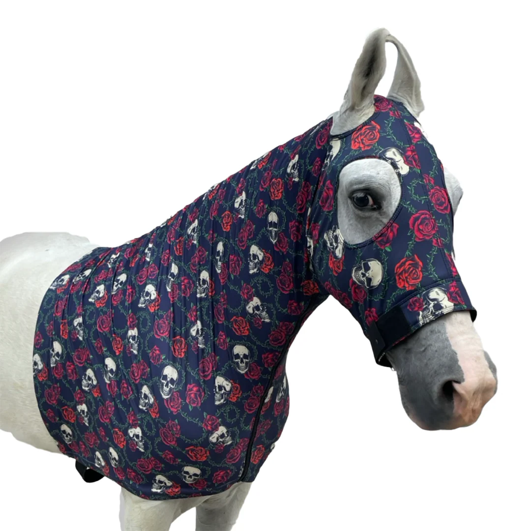 Tech Equestrian Aztec Lycra Hood with Zippers