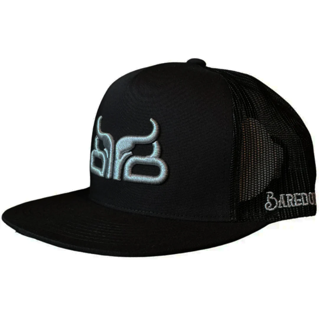 Baredown Brand Unisex Black Logo Cap