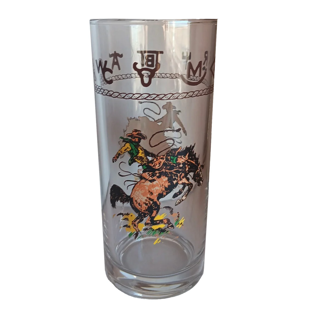 West Creation 20oz Tumbler Set Of 4 Bronco Glass