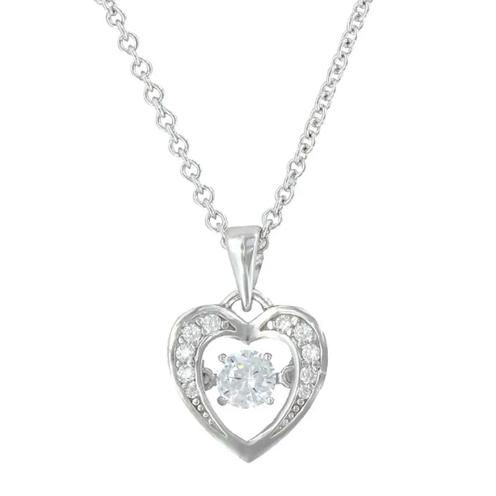 Montana Silversmiths Women's Dance A Little Heart Necklace