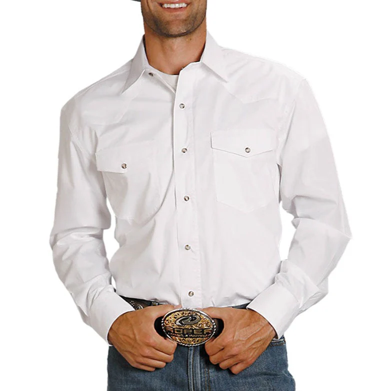 Roper Men's Poplin Western Shirt