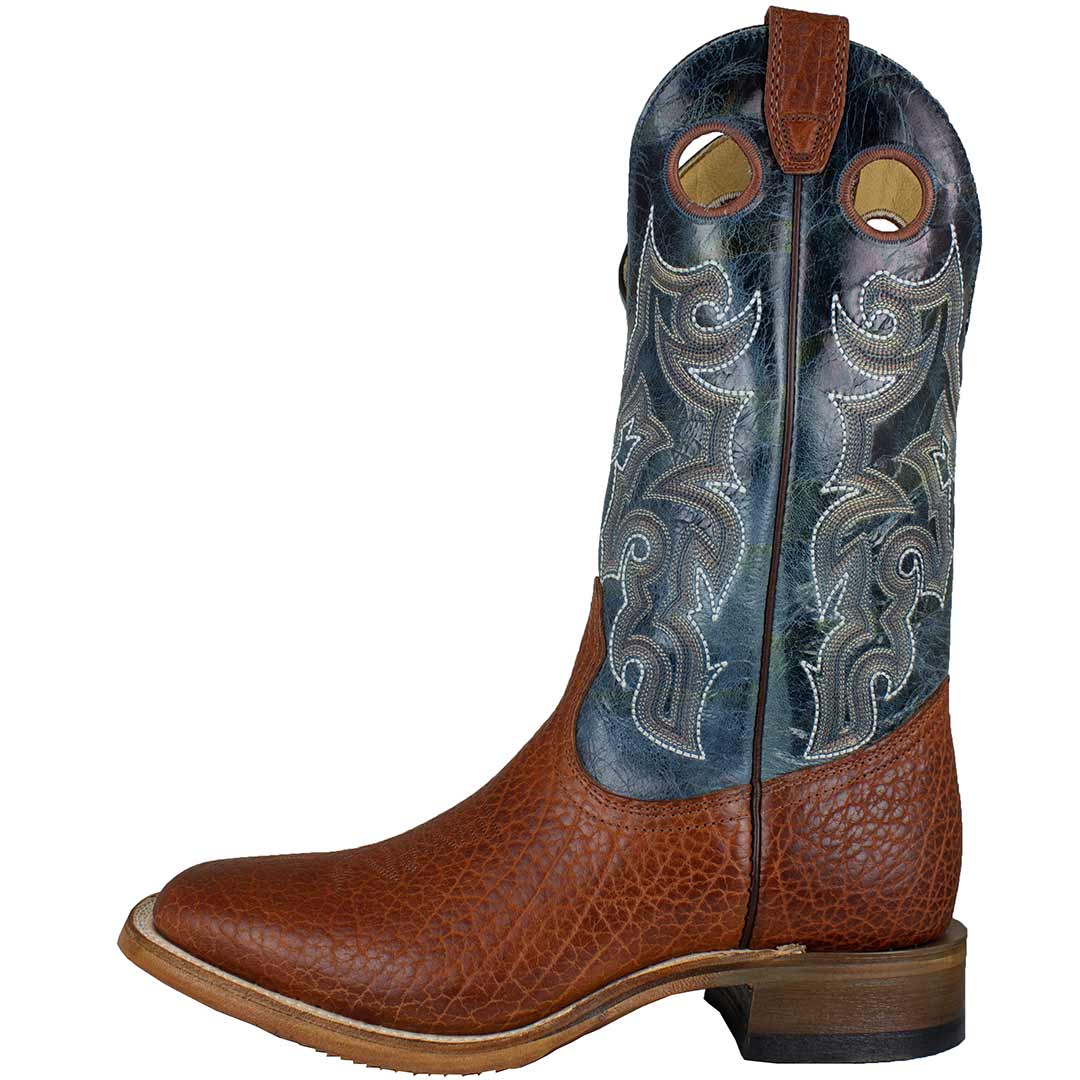 Boulet Men's Distressed Leather Cowboy Boots