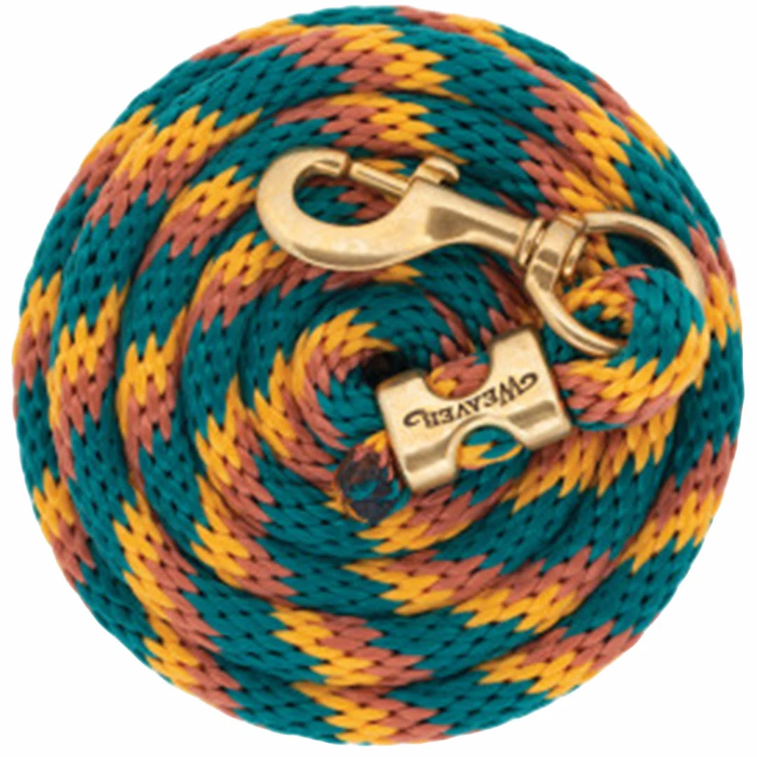 Weaver Poly Lead Rope W/a Solid Brass 225 Snap