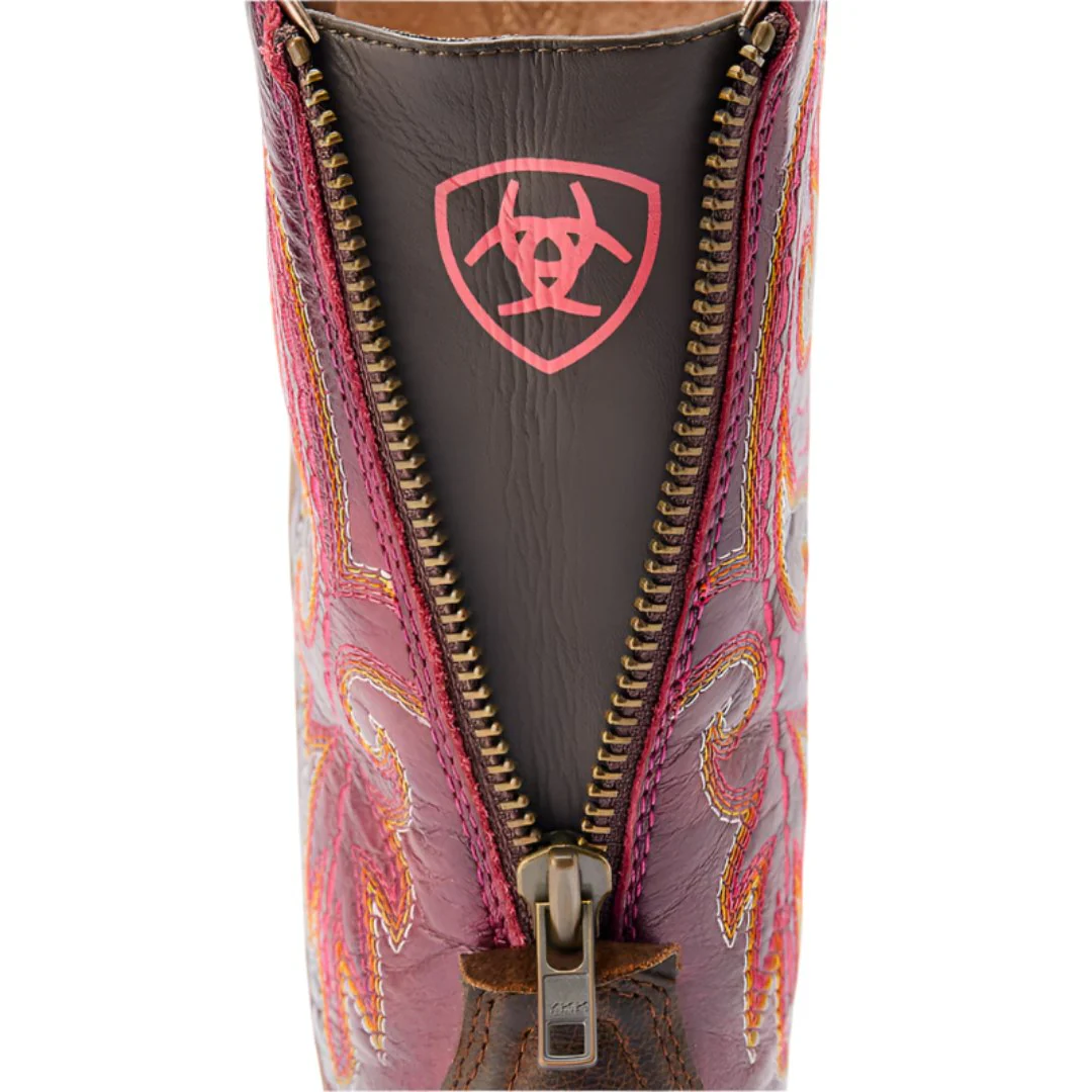 Ariat Women's Round Up Back Zip Western Boot