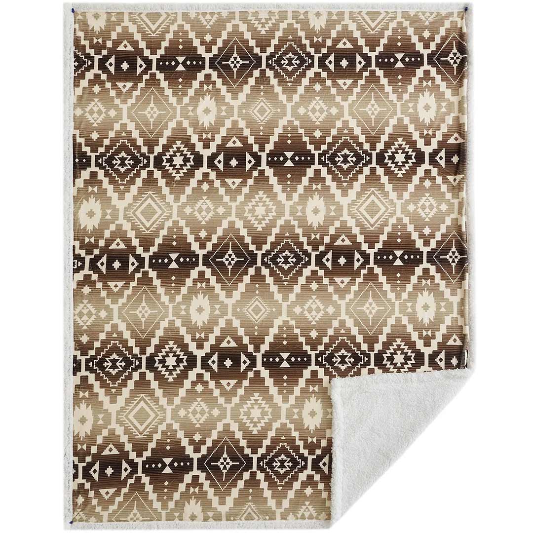 Hi End Accents Chalet Campfire Sherpa Throw