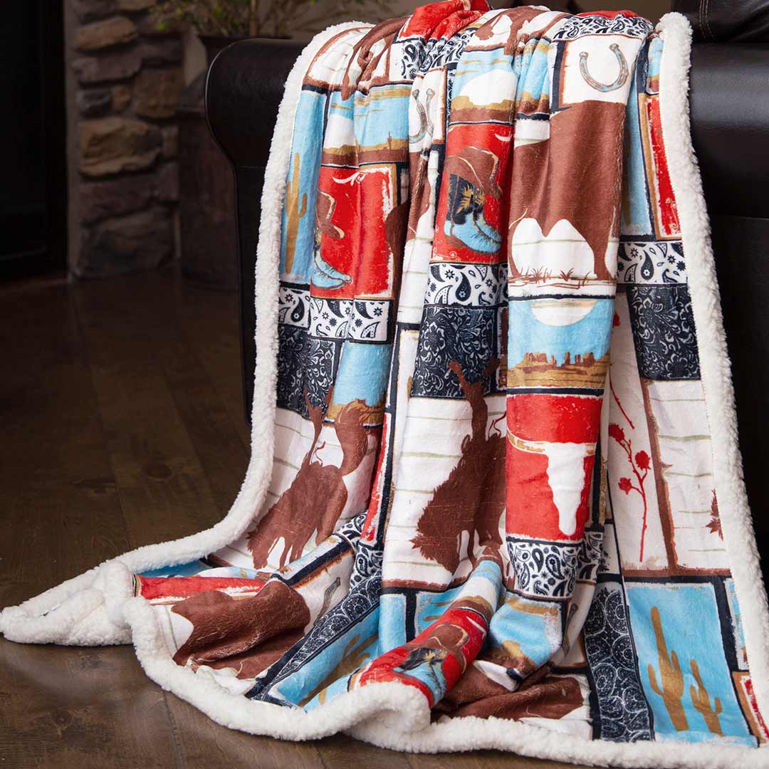 Wrangler Vintage Western Throw