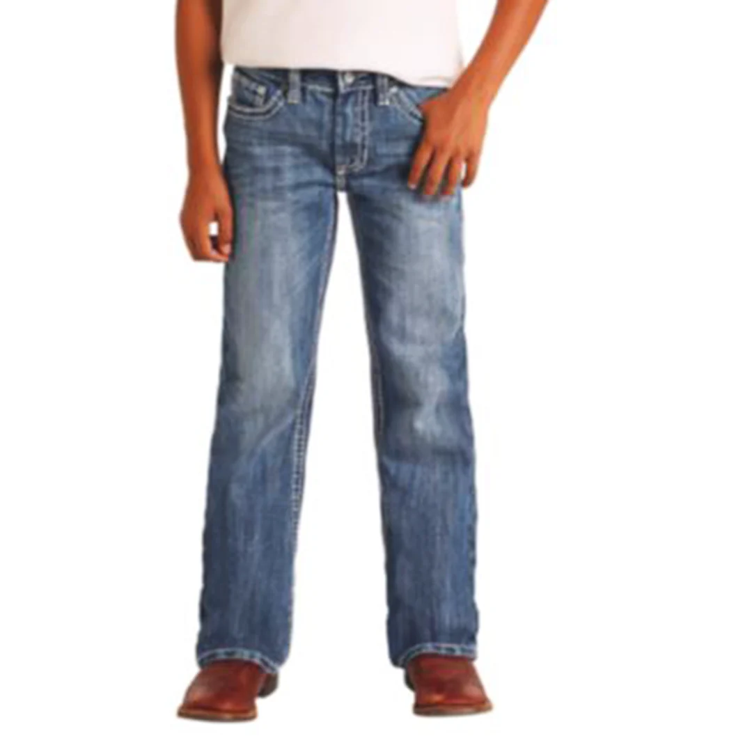 Rock & Roll Denim Boys' Bootcut Jeans