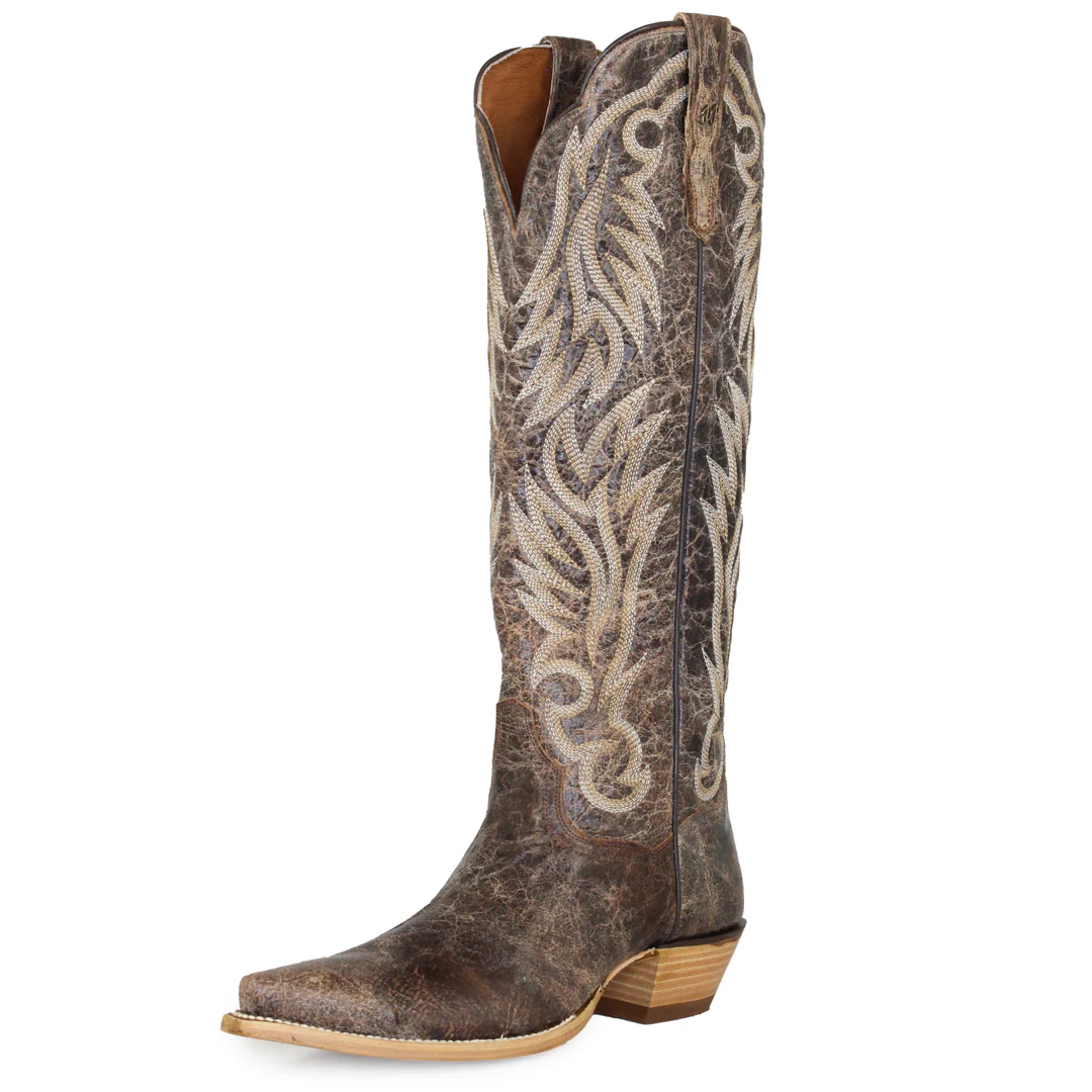Dan Post Women's Rustic Leather Tall Boots