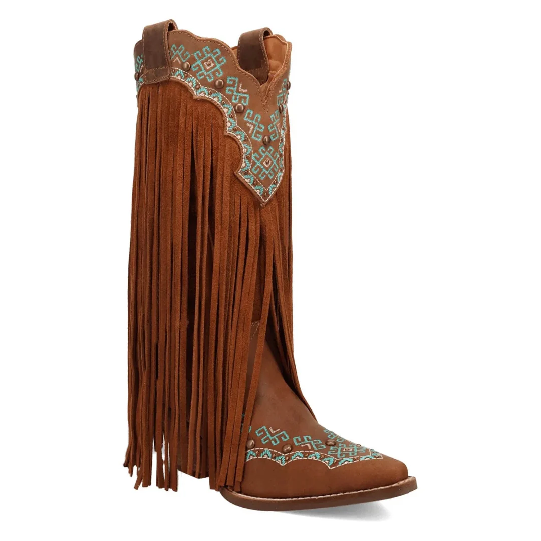 Dingo Women's Aztec Fringe Cowboy Boots